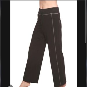 Spun Bamboo viscose yoga pants black loose fit sweatpants